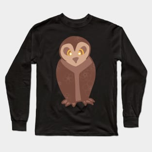 The Owl House Inspired Brown Owl Design Long Sleeve T-Shirt